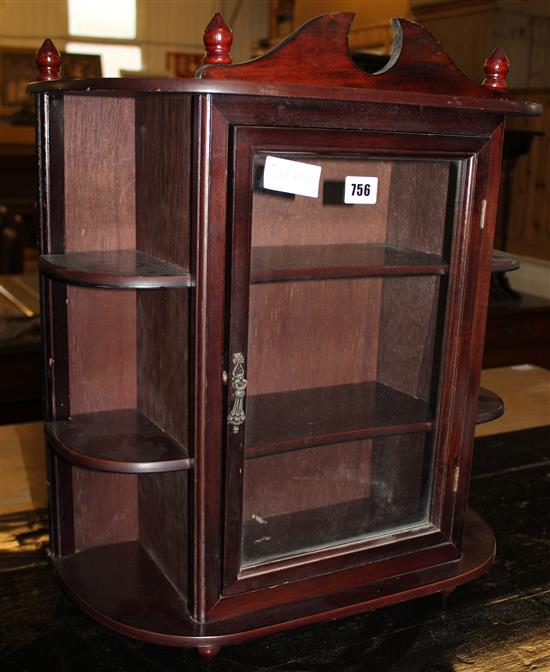 Small wall display cabinet